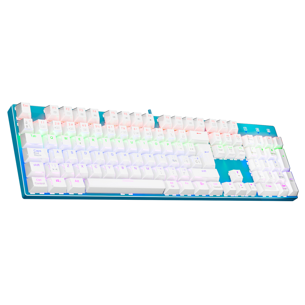 Keyboard Gaming Blue Switch - Clavier mécanique filaire pour jeux vidéo