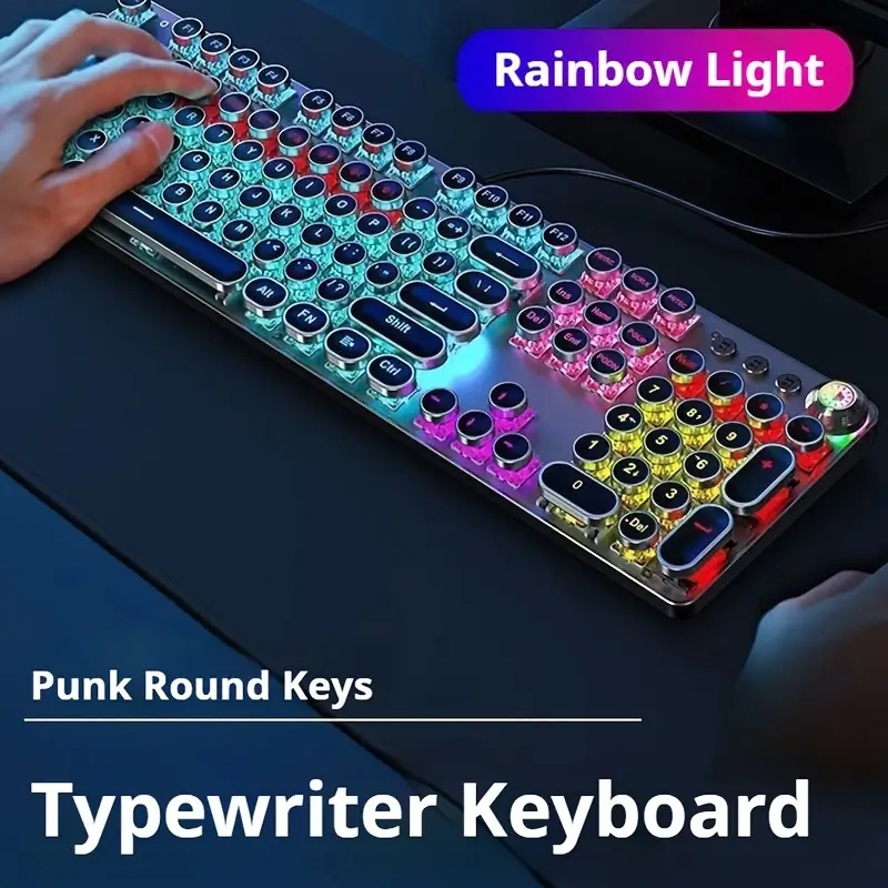 Gaming Keyboard Corsair - EWEADN Punk Machine à écrire clavier