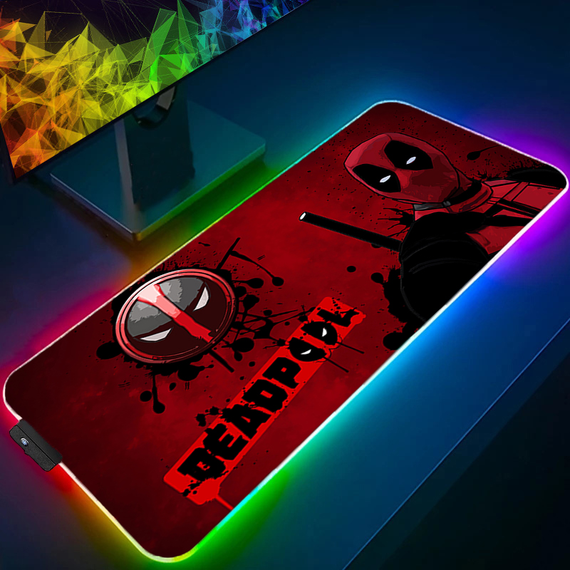 Gaming Keyboard Easy To Clean - LED tapis de souris jeu rétro-éclairage