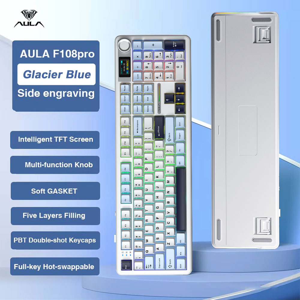 Gaming Keyboard Corsair - AULA F108 Pro clavier mécanique de