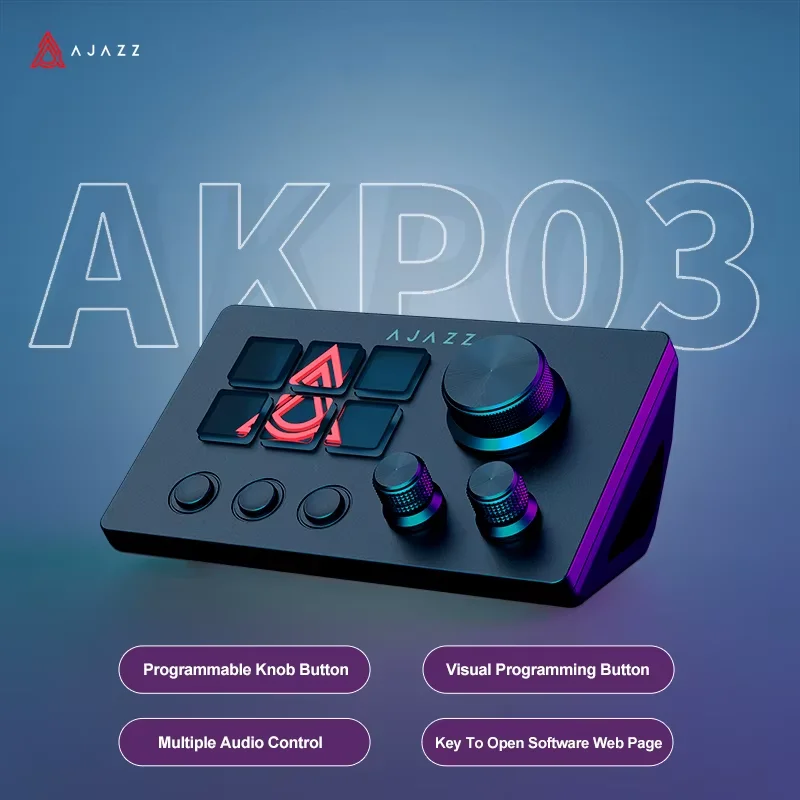 Gaming Keyboard 1 Hand - Ajazz AKP03E/153E – Console de bureau