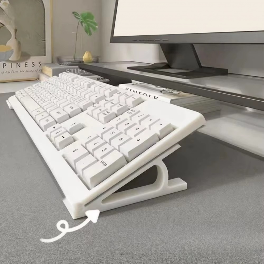 Gaming Keyboard Ergonomic - Rehausseur de clavier ergonomique, 2 pièces,