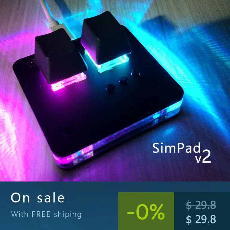 Gaming Keyboard Tester - SimPad-Mini clavier de jeu OSU, roue