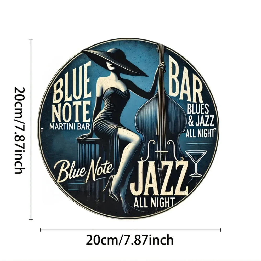 Blue Note Jazz Martini Bar Art - Brass Weight Plate avis et prix