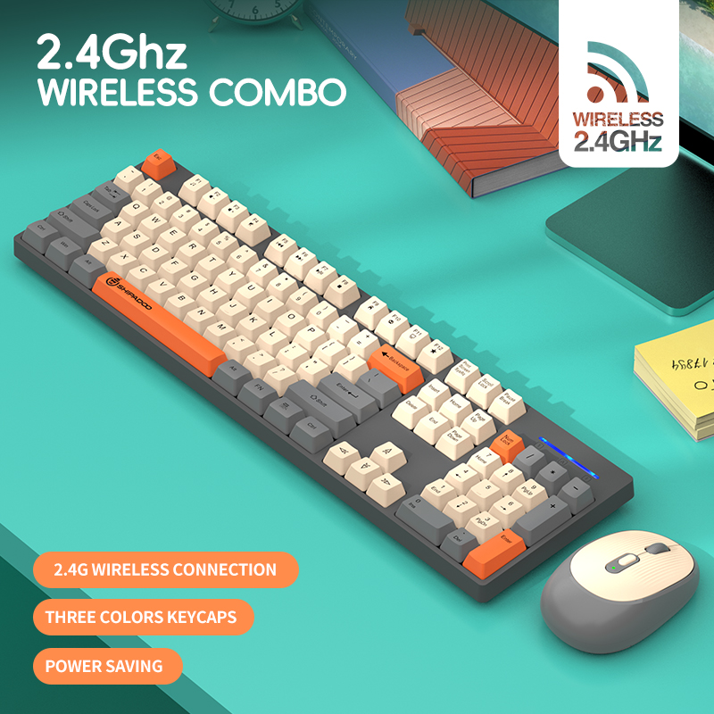 Ensemble clavier et souris san - Gaming Keyboard And Mouse Combo Wireless avis et prix