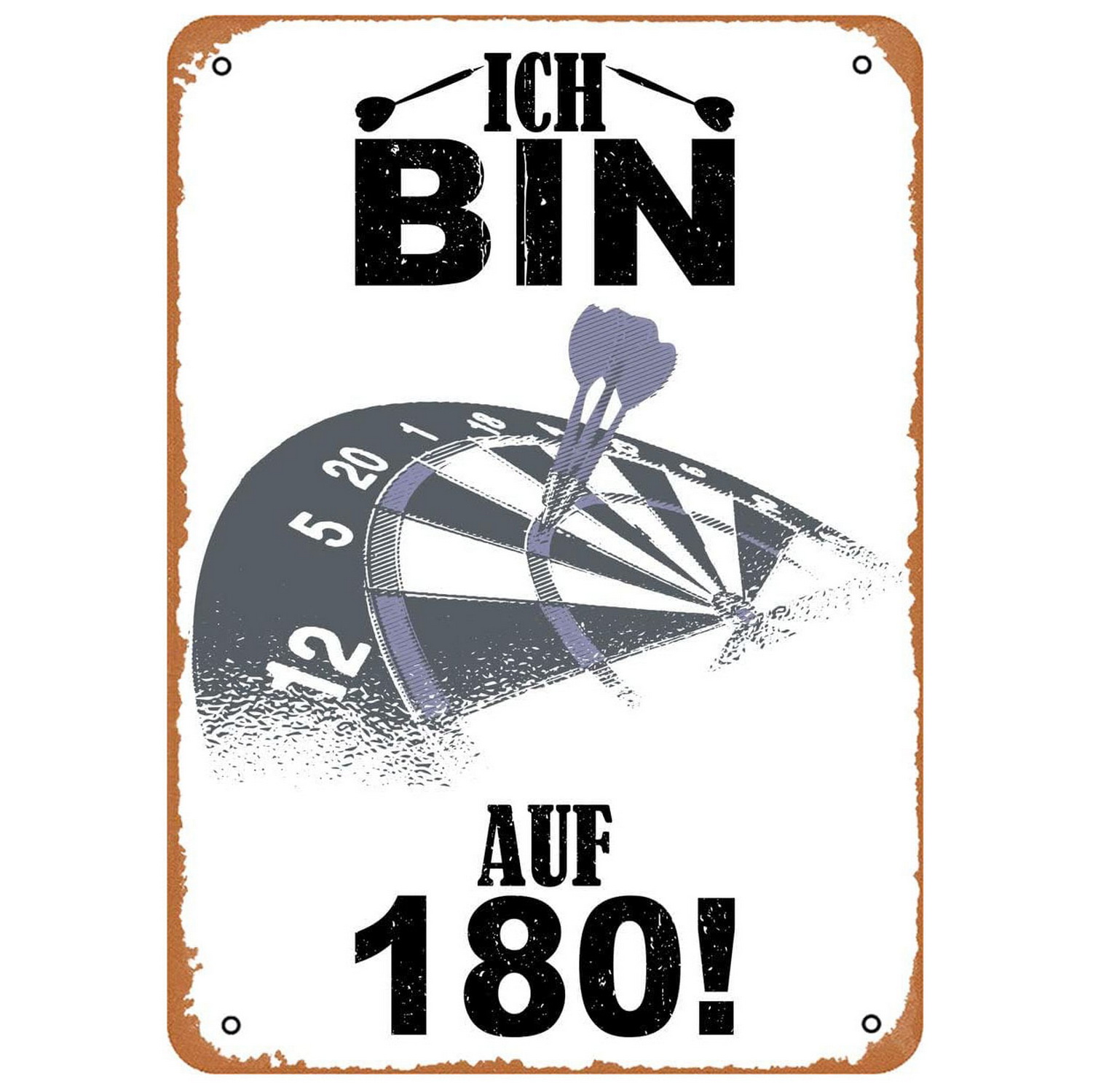 Plaque murale en métal vintage - Brass Weight Plate avis et prix