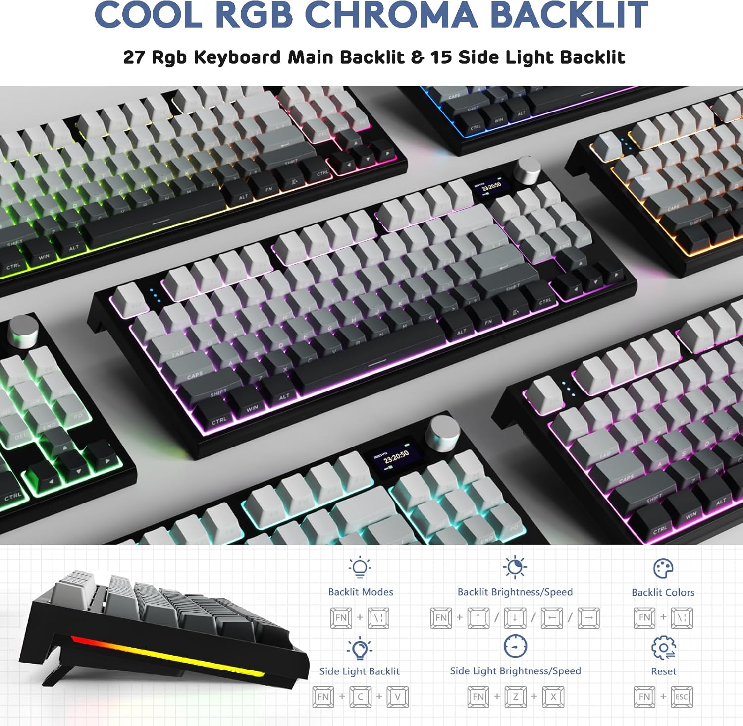 Clavier mécanique sans fil ATT - Gaming Keyboard Corsair avis et prix