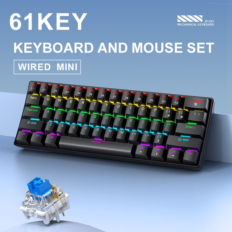 APAYADO K61 Mini clavier mécan - Gaming Keyboard Thocky avis et prix
