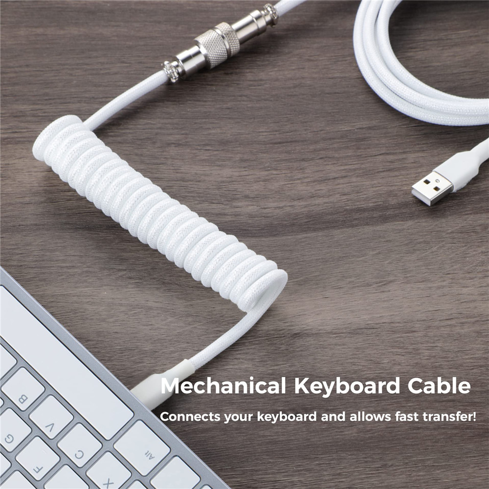 Câble enroulé pour clavier méc - Gaming Keyboard Type C avis et prix