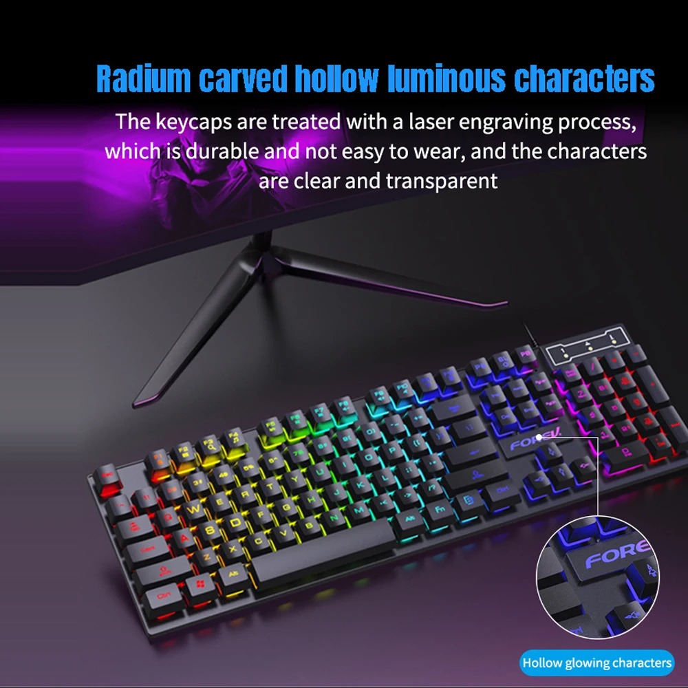 Clavier de jeu filaire à sensa - Gaming Keyboard And Mouse For Xbox avis et prix