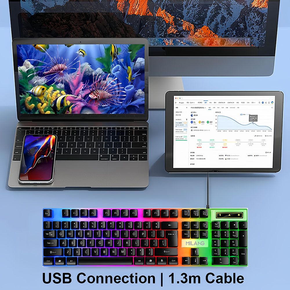 KEBIDUMEI – clavier filaire US - Gaming Keyboard And Mouse For Xbox avis et prix
