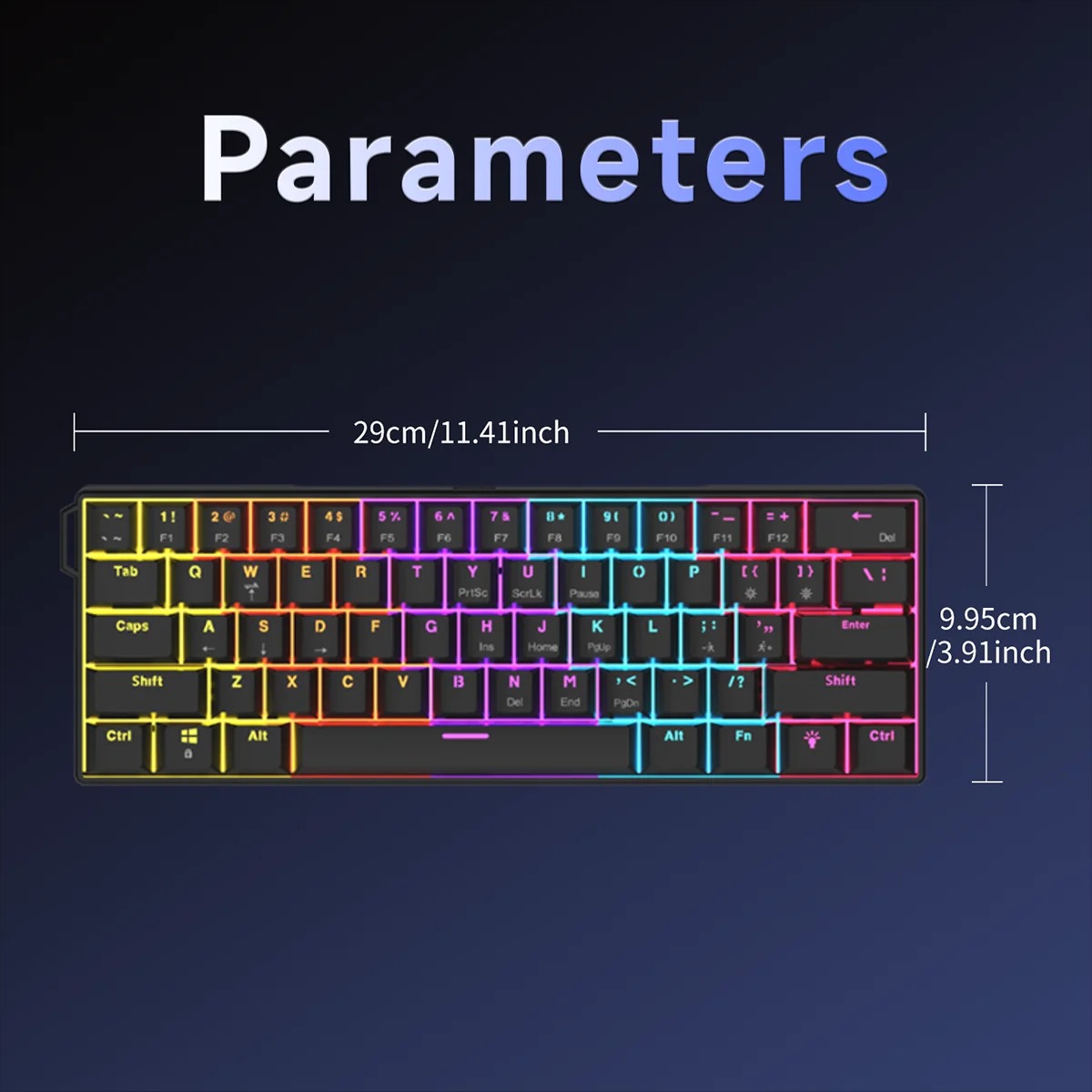 Clavier mécanique filaire comp - Gaming Keyboard Thocky avis et prix
