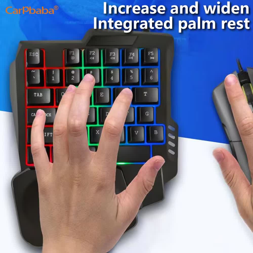 Kit de jeu USB à une main, cla - Gaming Keyboard 1 Hand avis et prix