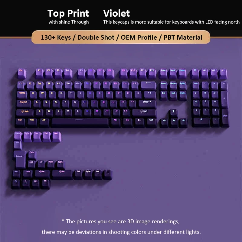 134 touches en PBT double inje - Gaming Keyboard Best avis et prix