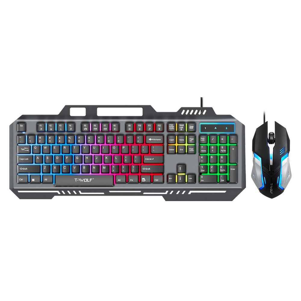 T WOLF-Clavier filaire rétro4. - Gaming Keyboard And Mouse For Xbox avis et prix