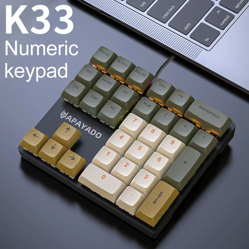 Clavier numérique mécanique fi - Gaming Keyboard 1 Hand avis et prix