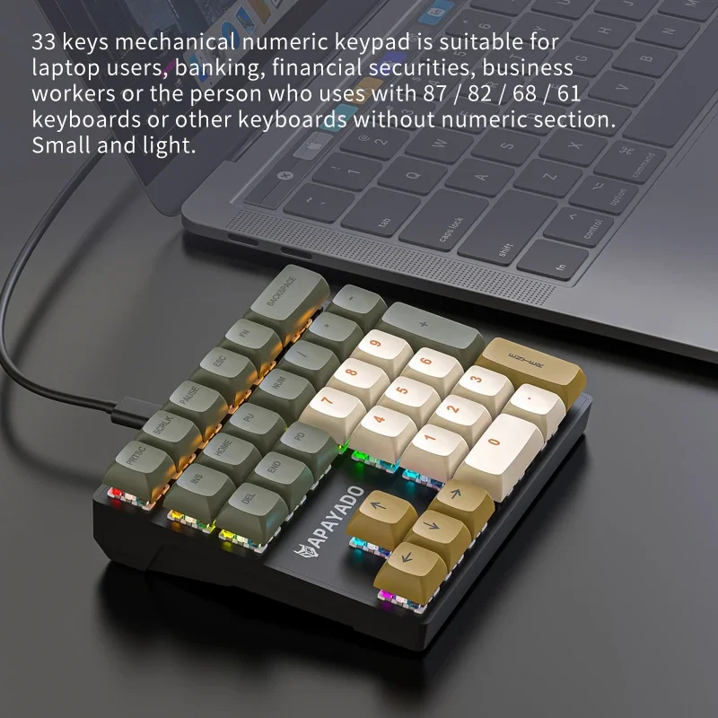 Clavier numérique mécanique fi - Gaming Keyboard 1 Hand avis et prix